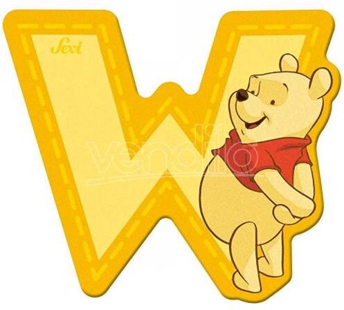 TRUDI Sevi 82781 - Winnie The Pooh Letteraa W Adesiva 7 Cm TRUDI Sevi 82781 - Winnie The Pooh Letteraa W Adesiva 7 Cm