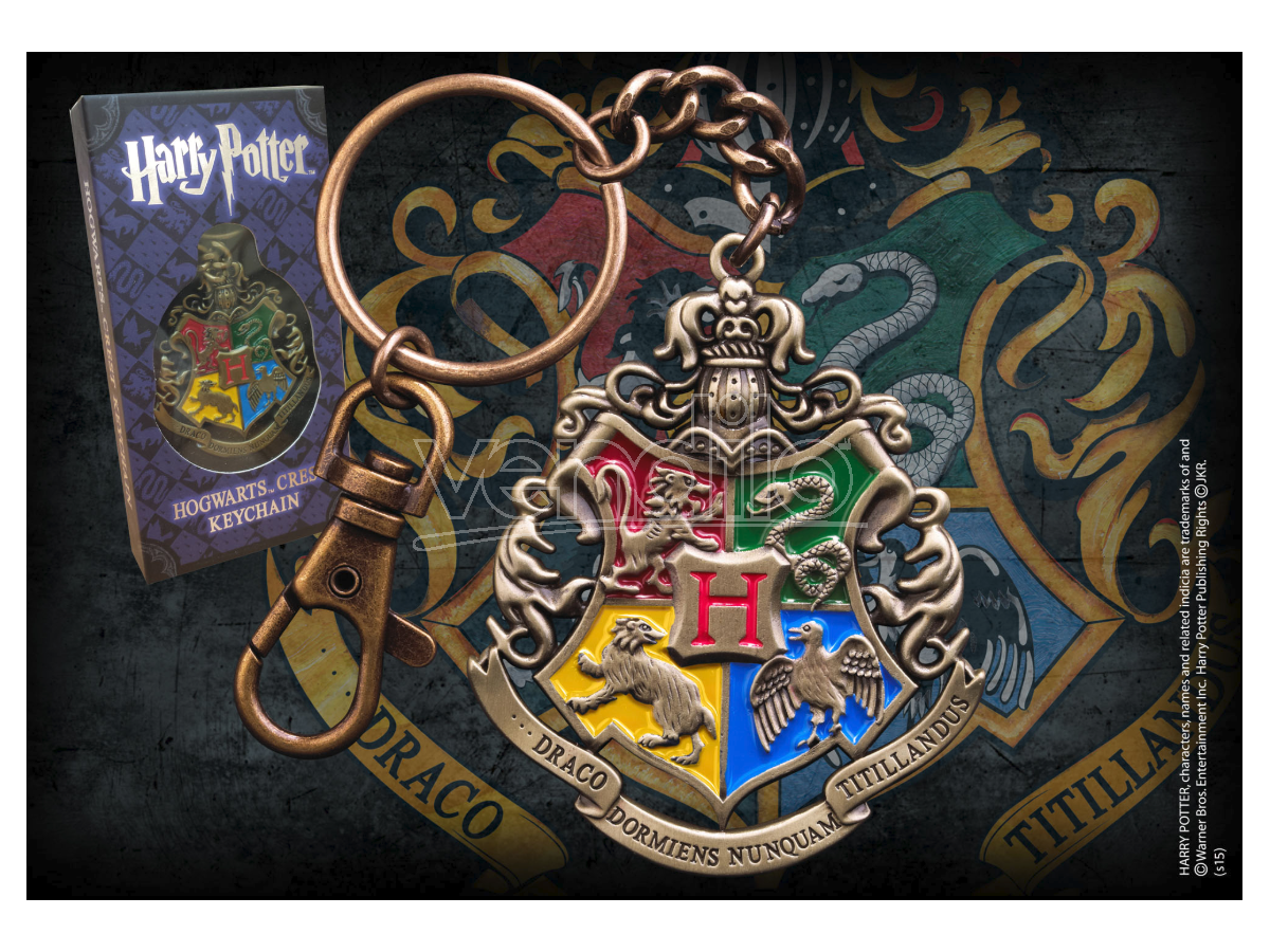 NOBLE COLLECTION Harry Potter Portachiavi Con Stemma Hogwarts NOBLE COLLECTION Harry Potter Portachiavi Con Stemma Hogwarts