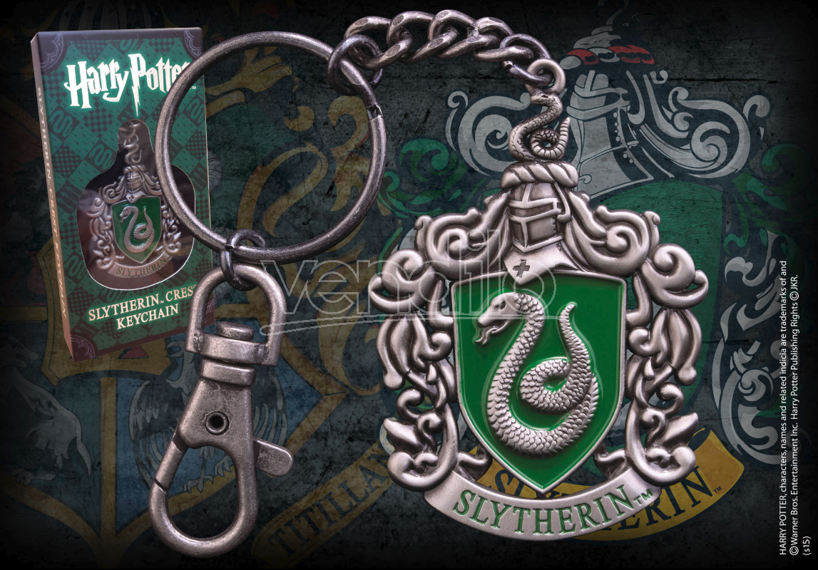 NOBLE COLLECTION Harry Potter Portachiavi Con Stemma Serpeverde NOBLE COLLECTION Harry Potter Portachiavi Con Stemma Serpeverde
