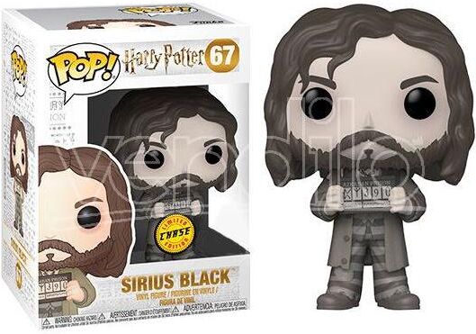 FUNKO Harry Potter  Pop Vinile Figura Sirius Bianco E Nero Esclusiva Chase 9 Cm FUNKO Harry Potter  Pop Vinile Figura Sirius Bianco E Nero Esclusiva Chase 9 Cm
