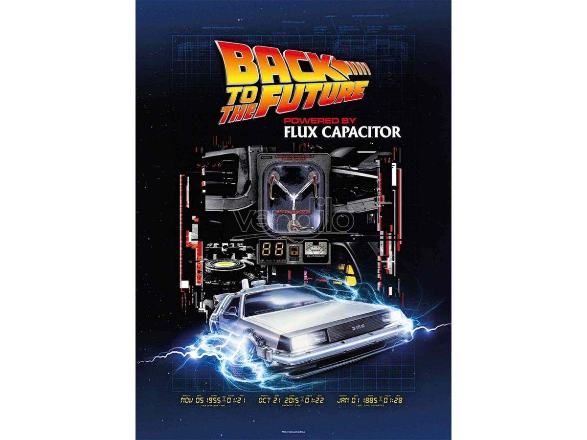 SD TOYS Ritorno Al Futuro Puzzle Delorean Flusso Canalizzatore 1000 Pezzi