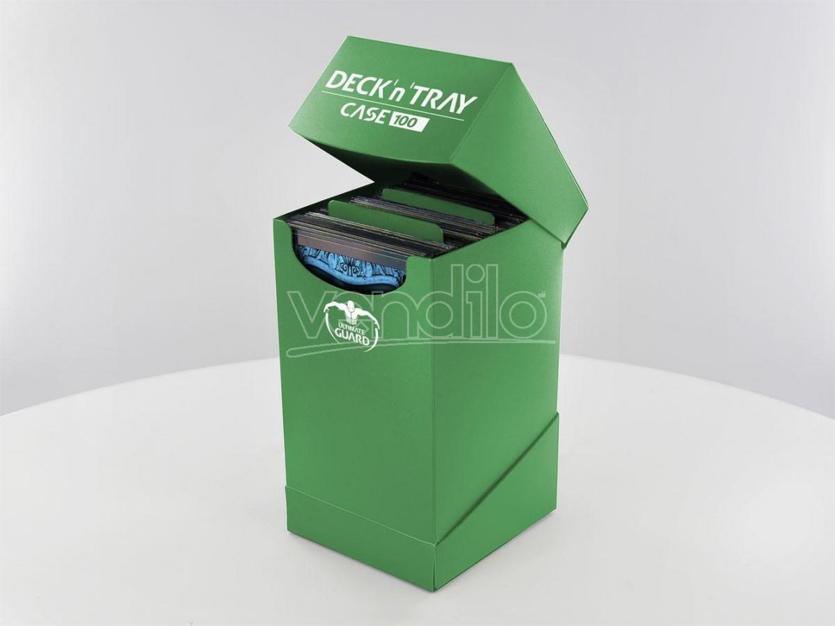 ULTIMATE GUARD Deck´n´tray Case 100+ Standard Size Green ULTIMATE GUARD Deck´n´tray Case 100+ Standard Size Green