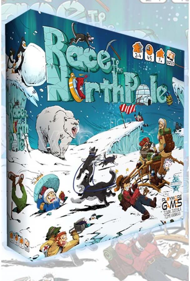 PLAYMORE GAMES Race To The North Pole Gioco Da Tavolo Multilingue PLAYMORE GAMES Race To The North Pole Gioco Da Tavolo Multilingue