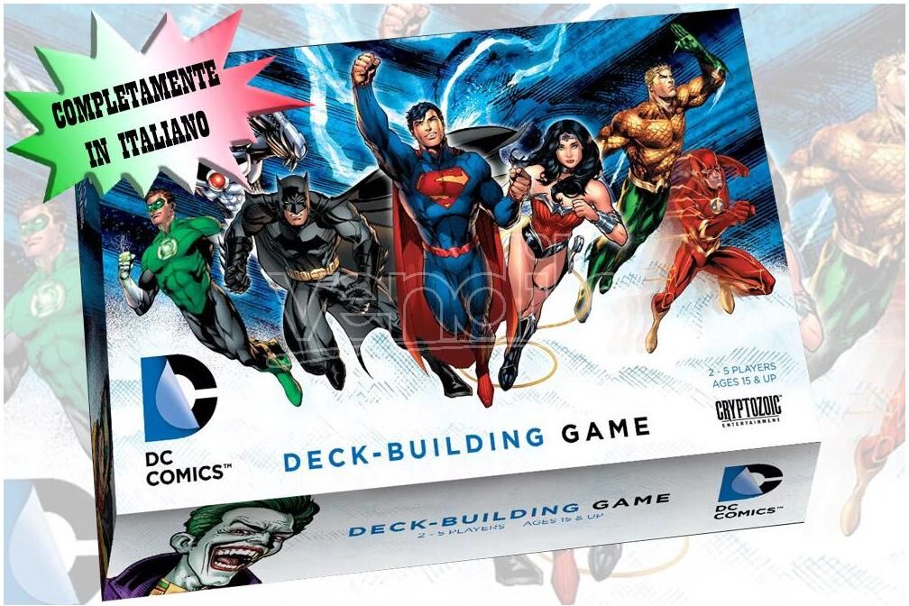 CRYPTOZOIC ENTERTAINMENT Cryptozoic Cosmic Games Dc Comics Deck Building Game Italiano Gioco Da Tavolo CRYPTOZOIC ENTERTAINMENT Cryptozoic Cosmic Games Dc Comics Deck Building Game Italiano Gioco Da Tavolo