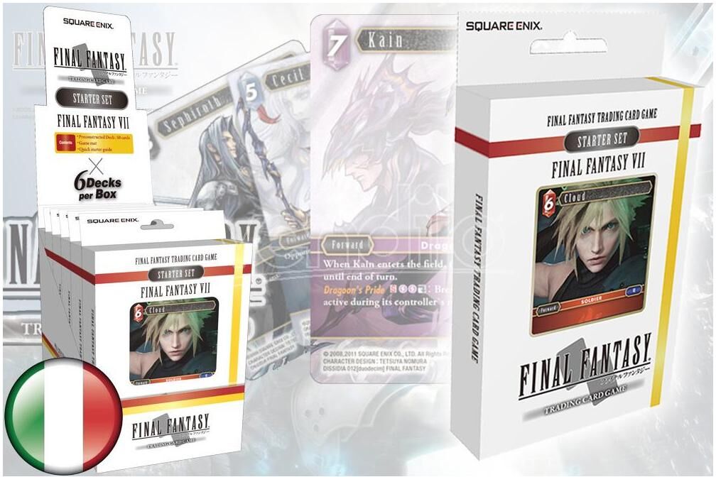 SQUARE ENIX Fftcg Opus 1 Final Fantasy Vii Deck (6) Gioco Da Tavolo SQUARE ENIX Fftcg Opus 1 Final Fantasy Vii Deck (6) Gioco Da Tavolo