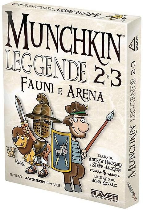 RAVEN DISTRIBUTION Munchkin Leggende 2 E 3 - Fauni Arena Giochi Da Tavolo Tavolo/societa' RAVEN DISTRIBUTION Munchkin Leggende 2 E 3 - Fauni Arena Giochi Da Tavolo Tavolo/societa'