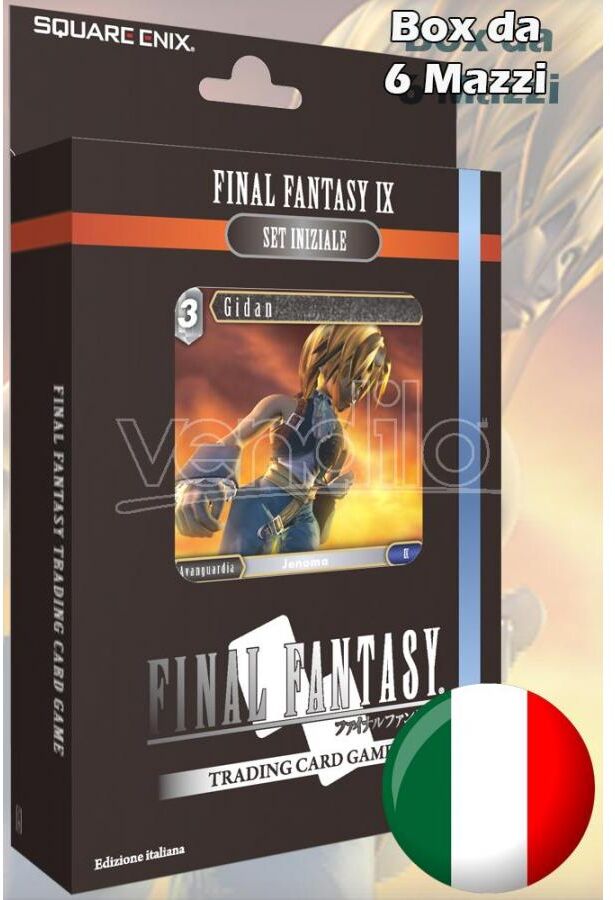 SQUARE ENIX Fftcg Final Fantasy Ix Starter Deck (6) Gioco Da Tavolo