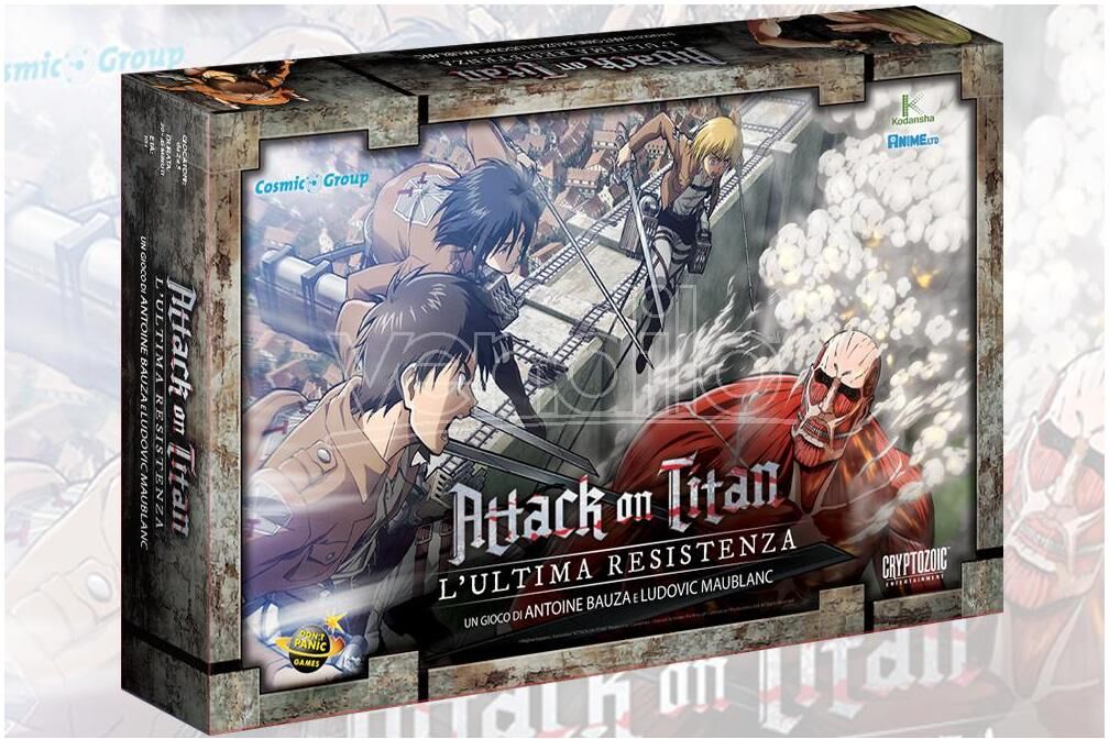 CRYPTOZOIC ENTERTAINMENT L'Attacco Dei Giganti Attack On Titan Ultima Resistenza Gioco Da Tavolo Cryptozoic CRYPTOZOIC ENTERTAINMENT L'Attacco Dei Giganti Attack On Titan Ultima Resistenza Gioco Da Tavolo Cryptozoic
