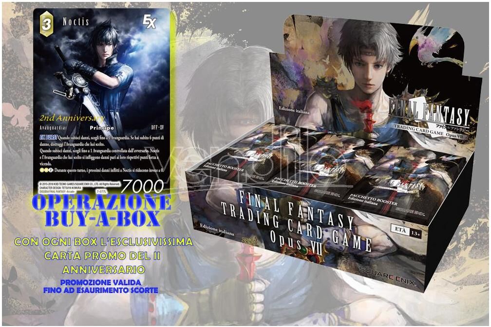 SQUARE ENIX Fftcg Opus Vii Boosters Box Italian (36) Gioco Da Tavolo SQUARE ENIX Fftcg Opus Vii Boosters Box Italian (36) Gioco Da Tavolo