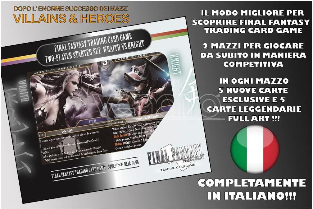 SQUARE ENIX Fftcg Wraithvsknights 2 Player Start (6) Gioco Da Tavolo