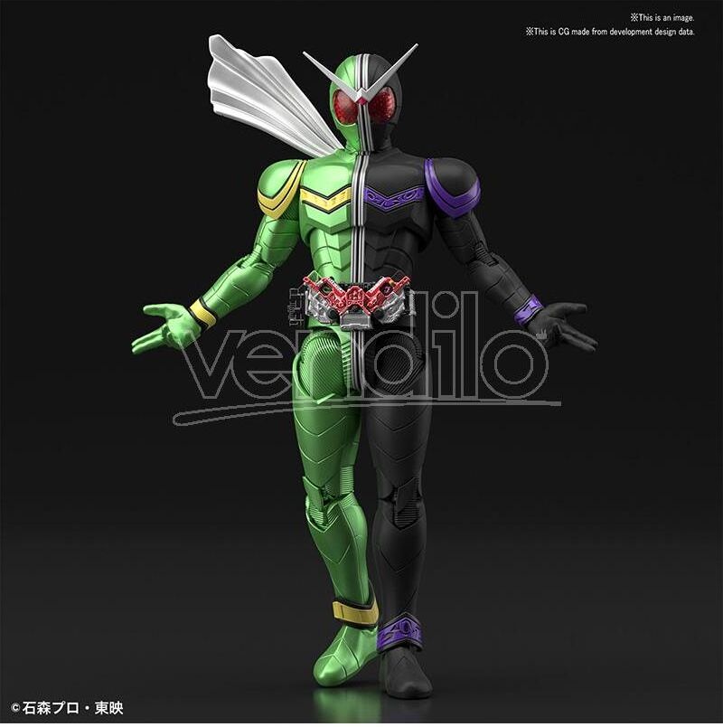 BANDAI Model Kit Figura Rise Kamen Rider Double Cyclonejk Model Kit BANDAI Model Kit Figura Rise Kamen Rider Double Cyclonejk Model Kit