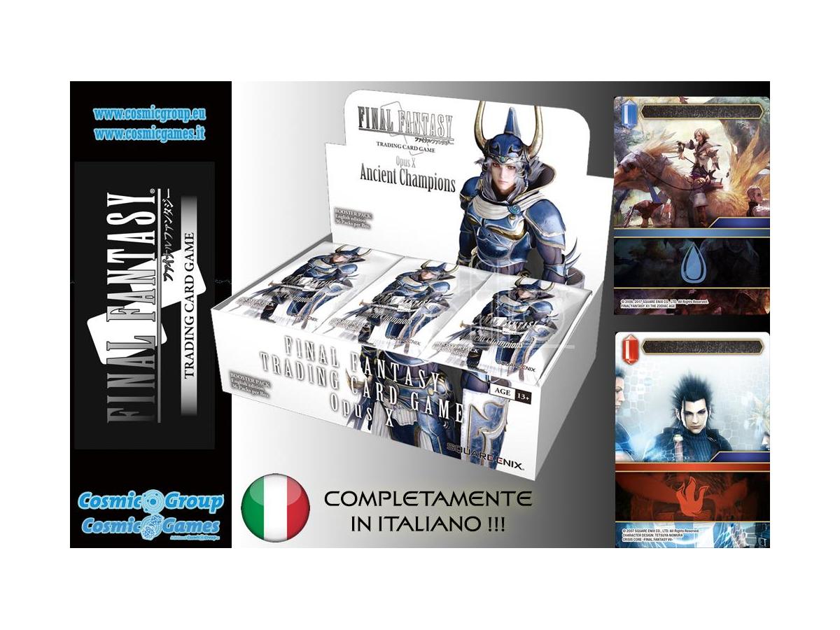 SQUARE ENIX Fftcg Opus X Boosters Box Italian (36) Gioco Da Tavolo