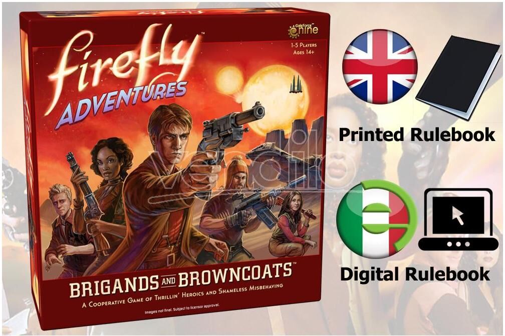 GF9-BATTLEFRONT Firefly Adv. - Brigands & Browncoats Gioco Da Tavolo GF9-BATTLEFRONT Firefly Adv. - Brigands & Browncoats Gioco Da Tavolo