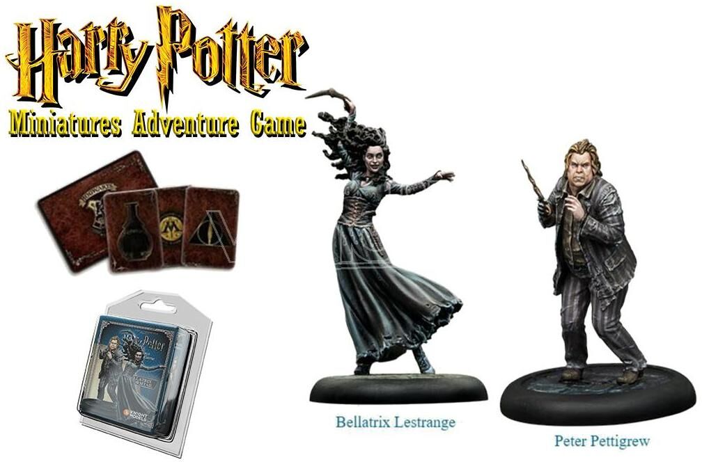 KNIGHT MODELS Harry Potter  Bellatrix & Wormtail Gioco Da Tavolo KNIGHT MODELS Harry Potter  Bellatrix & Wormtail Gioco Da Tavolo