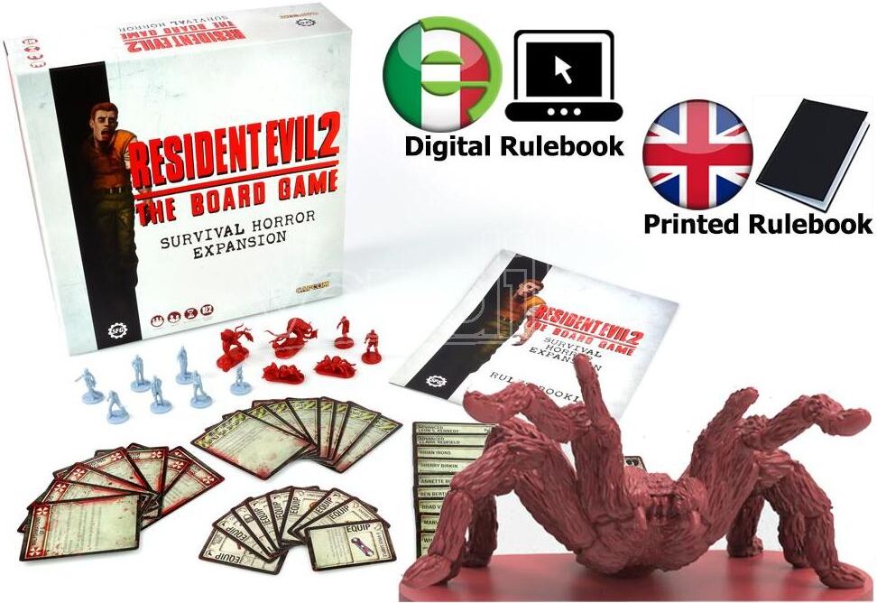 STEAMFORGED GAMES Resident Evil 2 - Survival Horror Exp. Gioco Da Tavolo STEAMFORGED GAMES Resident Evil 2 - Survival Horror Exp. Gioco Da Tavolo