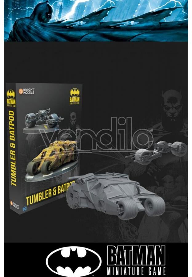 KNIGHT MODELS Bmg Bicchiere & Batpod Wargame KNIGHT MODELS Bmg Bicchiere & Batpod Wargame