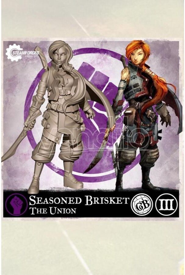 STEAMFORGED GAMES Guild Ball Union Seasoned Brisket Gioco Da Tavolo STEAMFORGED GAMES Guild Ball Union Seasoned Brisket Gioco Da Tavolo