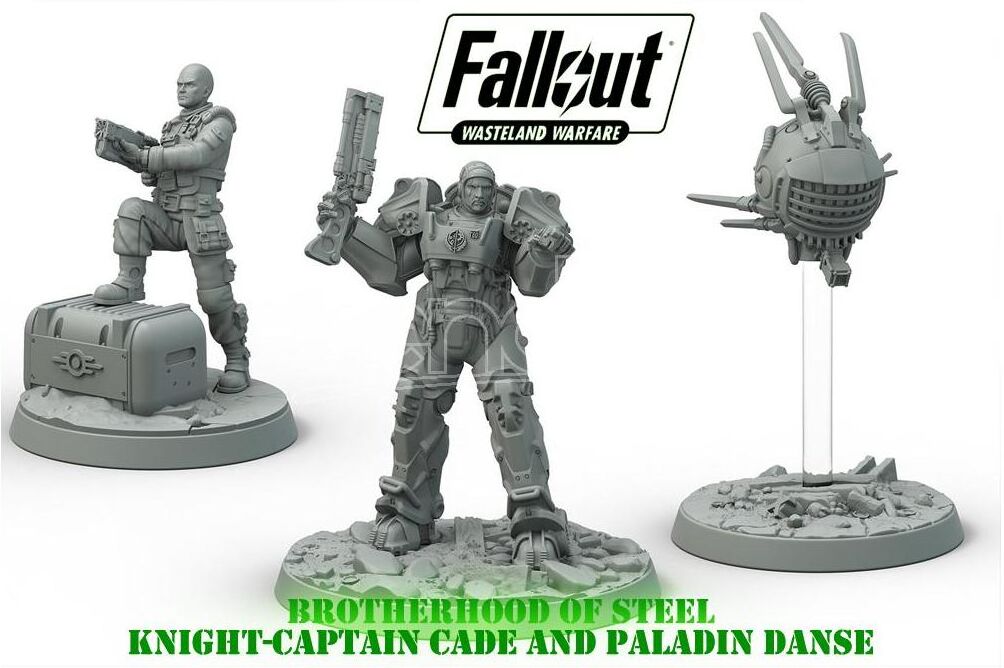 MODIPHIUS Fallout Ww Bos Capt.Cade & Paladin Danse Gioco Da Tavolo MODIPHIUS Fallout Ww Bos Capt.Cade & Paladin Danse Gioco Da Tavolo