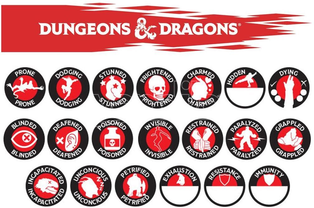 GF9-BATTLEFRONT D&d Characters Token Set Accessori Gioco Da Tavolo GF9-BATTLEFRONT D&d Characters Token Set Accessori Gioco Da Tavolo