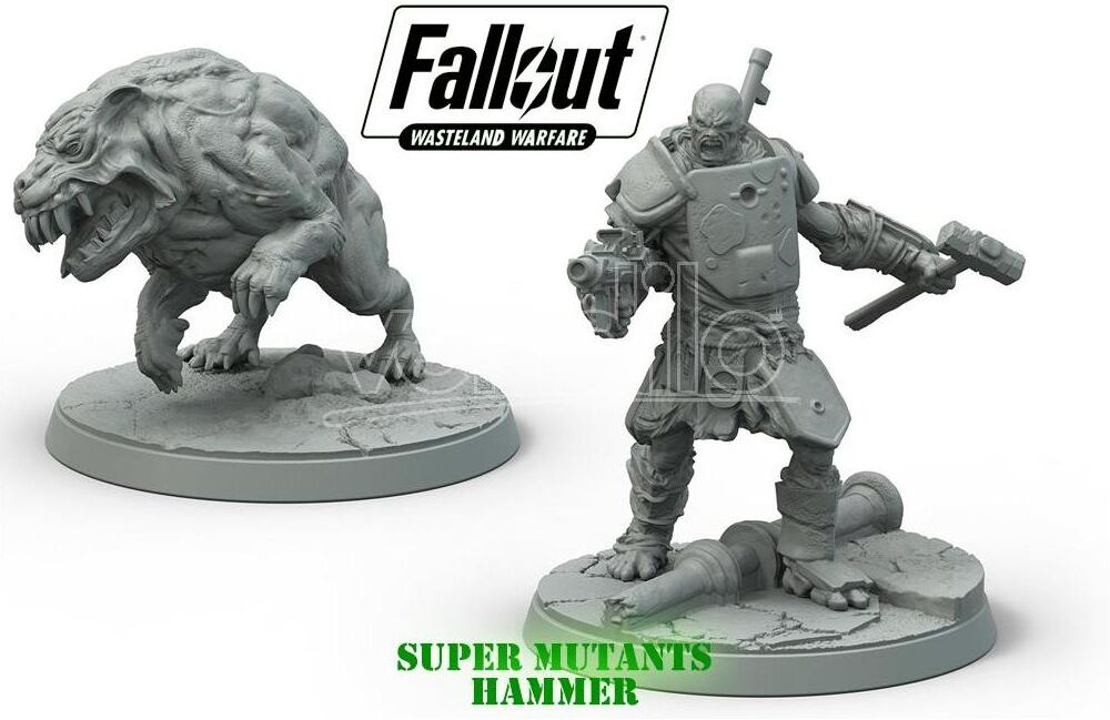MODIPHIUS Fallout Ww Super Mutants Hammer Gioco Da Tavolo