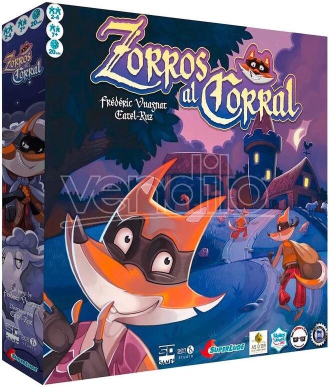 SD GAMES Foxes To The Corral Gioco Da Tavolo SD GAMES Foxes To The Corral Gioco Da Tavolo