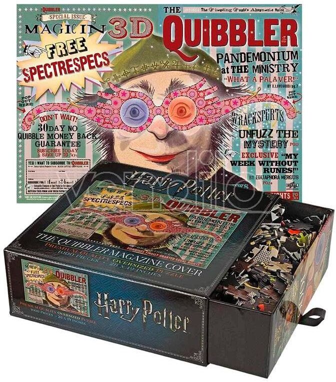 NOBLE COLLECTION Harry Potter The Quibbler Magazine Cover Puzzle 1000pcs NOBLE COLLECTION Harry Potter The Quibbler Magazine Cover Puzzle 1000pcs