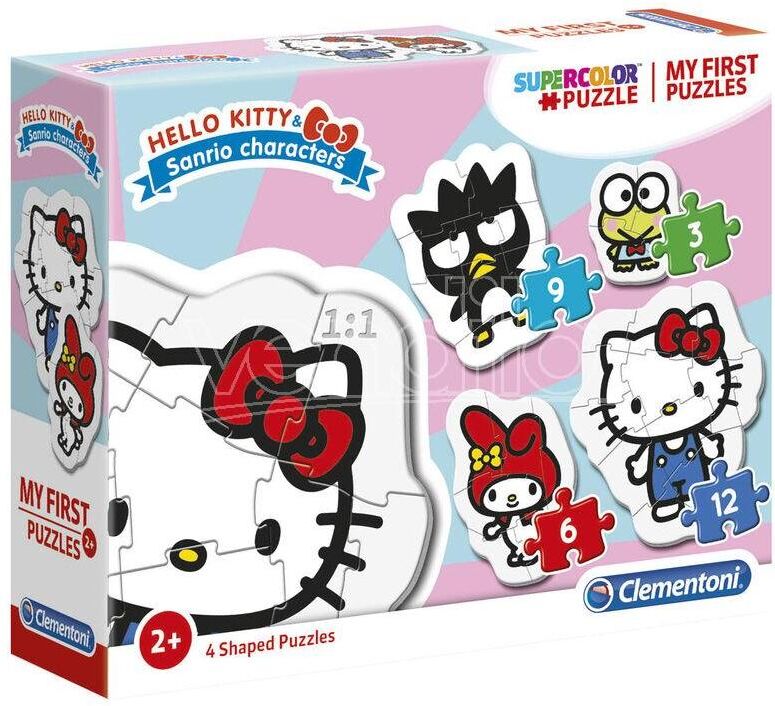 CLEMENTONI Hello Kitty My First Puzzle 3-6-9-12pcs CLEMENTONI Hello Kitty My First Puzzle 3-6-9-12pcs