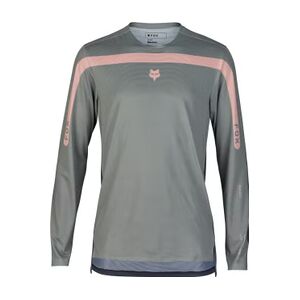 Fox Flexair aviation race long sleeve jersey grey