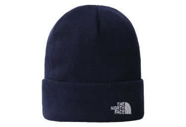 The north face norm unisex short beanie navy blue