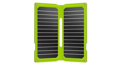 Powertec ptflap16 dual usb portable solar charger green