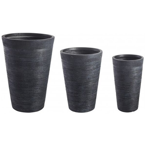 contemporary style set3 vaso graffiti to nero alto