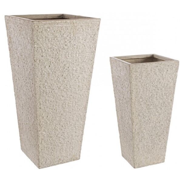 contemporary style set2 vaso roccia qu alto sabbia