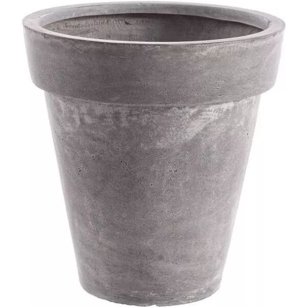 contemporary style vaso cement classico grigio h38