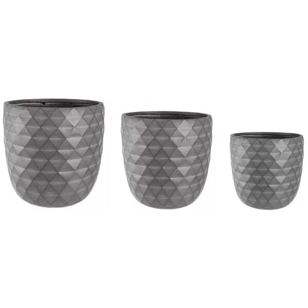 contemporary style set3 vaso pyramid bomb antracite