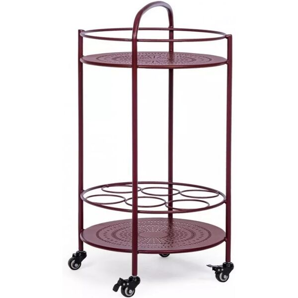 contemporary style carrello c-p. bottiglie burton bordeaux