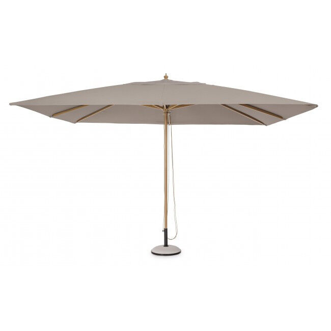 contemporary style ombrellone eclipse 3x4 tortora
