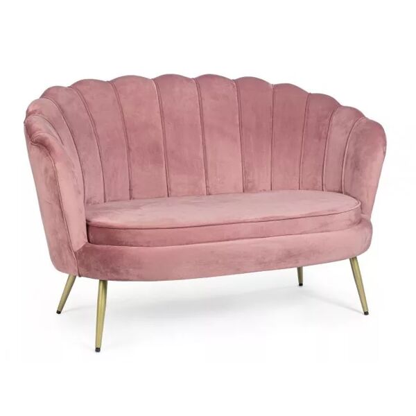 contemporary style divano 2p giliola rosa antik