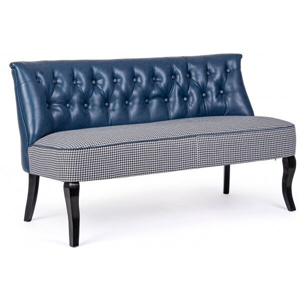 contemporary style divano 2p batilda blu