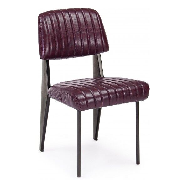 contemporary style sedia nelly bordeaux vintage