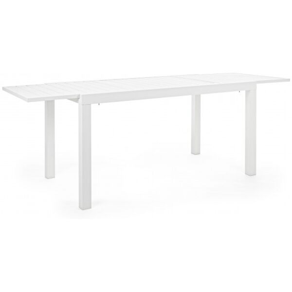 contemporary style tavolo all.hilde 140-210x77 bianco ld30