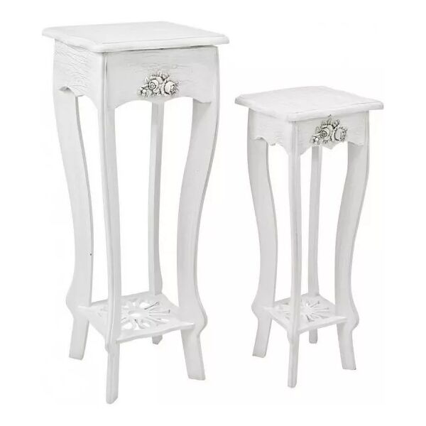 contemporary style set2 porta lampada blanc