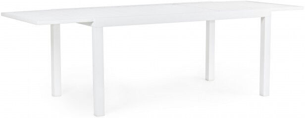 contemporary style tavolo all.hilde 160-240x90 bianco ld30