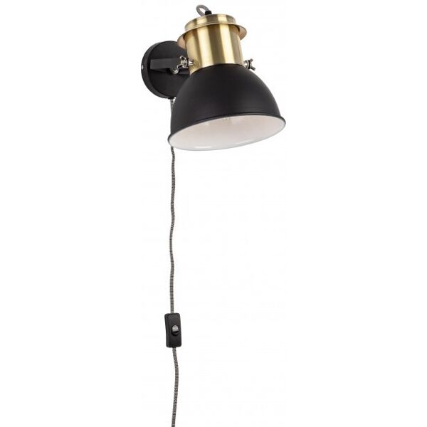 contemporary style lampada parete brooklyn ottone-nero op