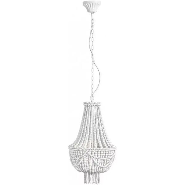 contemporary style lampadario corona 2luci gem bianco d30