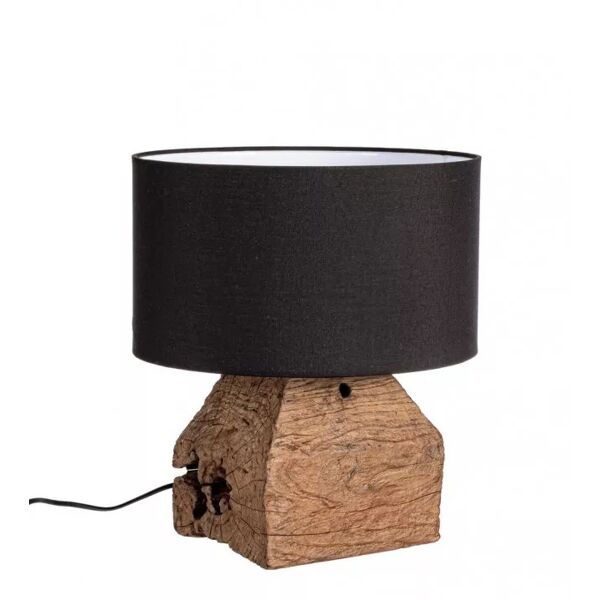 contemporary style lampada tav. lumen nero h40