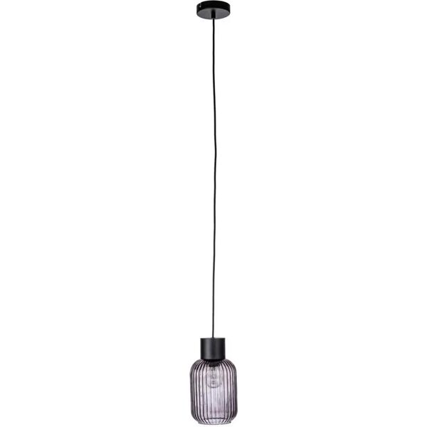 contemporary style lampadario 1luce showy fumé-nero