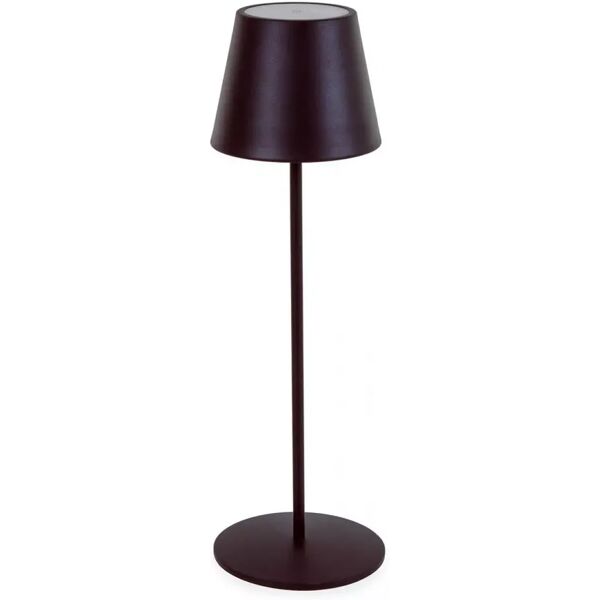 contemporary style lampada tav. led etna nero h38