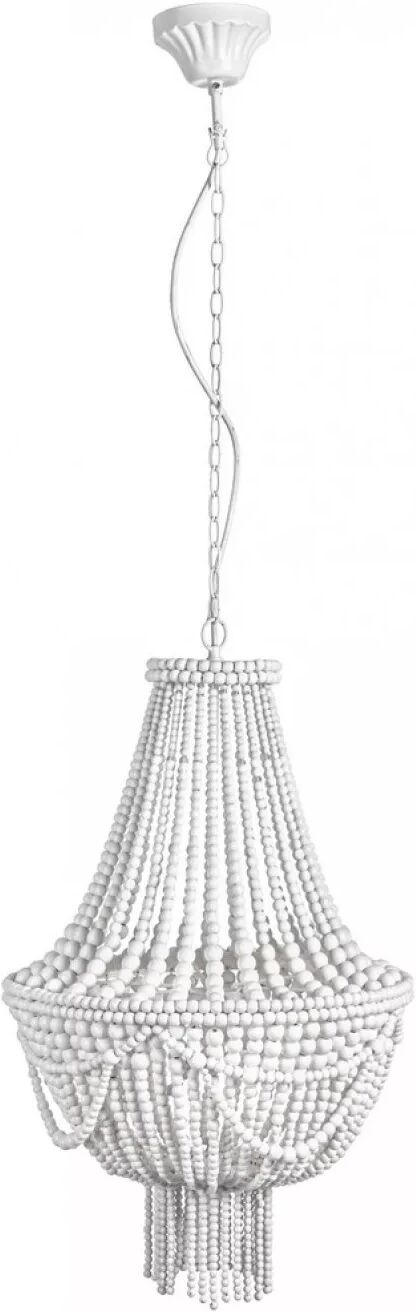 contemporary style lampadario corona 3luci gem bianco d40