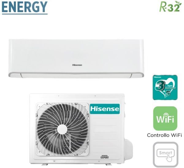 Hisense Climatizzatore Condizionatore Hisense Inverter serie ENERGY 18000 BTU TQ50BA0... Hisense Climatizzatore Condizionatore Hisense Inverter serie ENERGY 18000 BTU TQ50BA0...