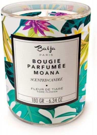 Baija Paris Baija Candela Profumata Moana Fleur De Tiare 180 Gr / 6.34 Oz Baija Paris Baija Candela Profumata Moana Fleur De Tiare 180 Gr / 6.34 Oz